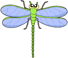 Dragonfly, insect with two large wings Game