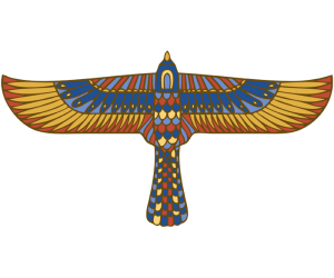 Falcon, egyptian representation of god Horus Game