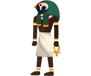 Horus, the egyptian god with falcon head Game