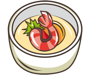 Miso soup with shrimp, misoshiru Game