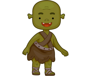 Ogre, a green monster, similar to Shrek Game