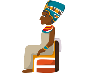 Queen Nefertiti, the beautiful wife of a Pharaoh Game