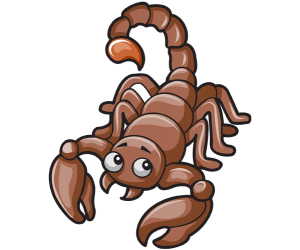 Scorpio. The scorpion. Eighth sign of the zodiac Game