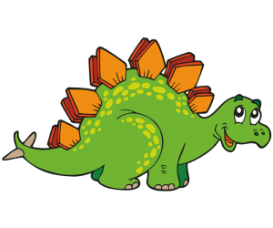 Stegosaurus, four-legged and herbivorous dinosaur Game
