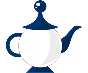 Teapot for the Mad Tea Party Game