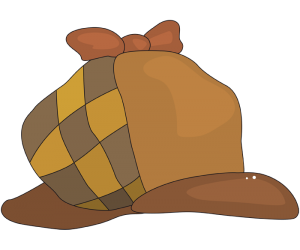 The classical hat of a detective, of Sherlock Game