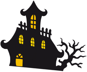 The house of the witch, a haunted house Game