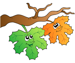 The leaves of autumn at the tree branch Game