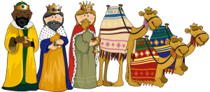 Three Wise Men with their camels Game