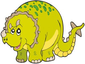 Triceratops, herbivorous dinosaur Game