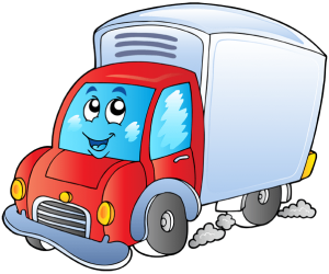 Truck, motor vehicle to transport cargo Game
