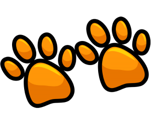 Two footprints of the dog Game